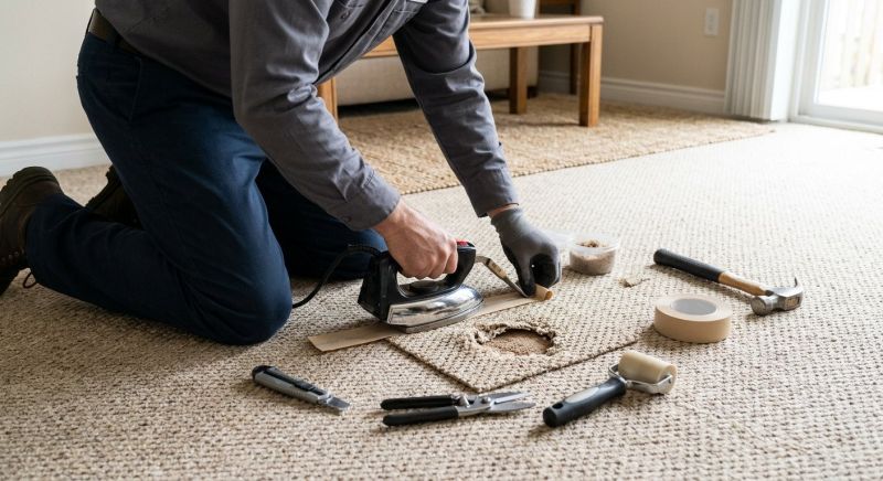 Carpet Hole Repair in Denver County, CO