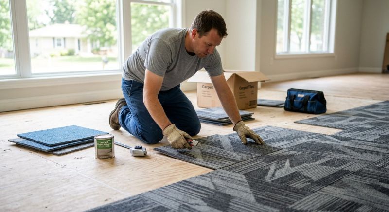 Carpet Tiles Installation in Old Bridge, NJ