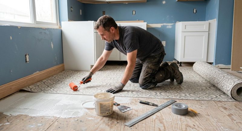 Sheet Flooring Installation in Plano, TX