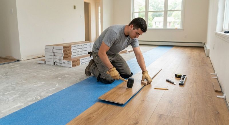 Vinyl Plank Floor Installation in Fort Worth, TX